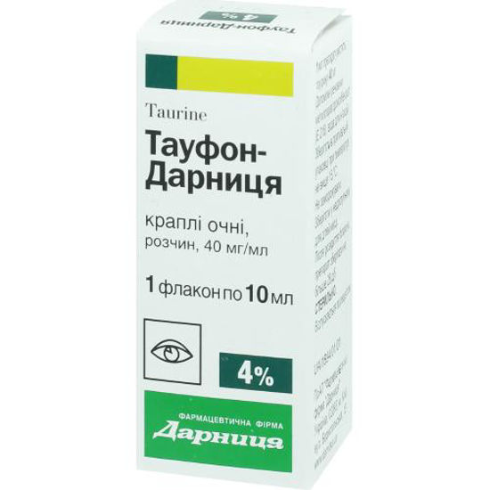 Тауфон-Дарница капли 40 мг/мл 10 мл